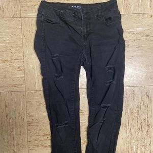 Females wax jeans